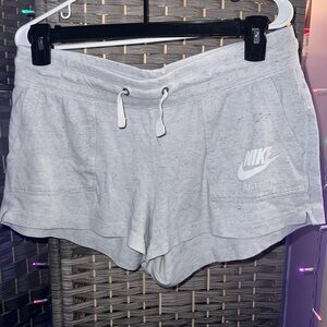 Nike Women's Light Gray Athletic Shorts